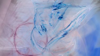 Fantezi kaotik renkli fraktal desen. Soyut Fraktal şekiller. 3D render resimde arka plan veya duvar kağıdı