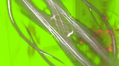 Fantezi kaotik renkli fraktal desen. Soyut Fraktal şekiller. 3D render resimde arka plan veya duvar kağıdı