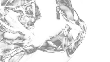 Fantezi kaotik renkli fraktal desen. Soyut Fraktal şekiller. 3D render resimde arka plan veya duvar kağıdı