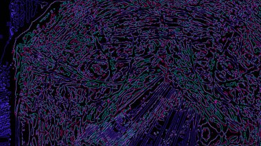 Fantezi kaotik renkli fraktal desen. Soyut Fraktal şekiller. 3D render resimde arka plan veya duvar kağıdı