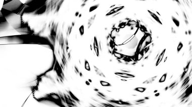 Fantezi kaotik renkli fraktal desen. Soyut Fraktal şekiller. 3D render resimde arka plan veya duvar kağıdı