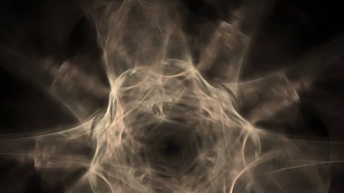 Fantezi kaotik renkli fraktal desen. Soyut Fraktal şekiller. 3D render resimde arka plan veya duvar kağıdı