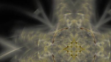 Fantezi kaotik renkli fraktal desen. Soyut Fraktal şekiller. 3D render resimde arka plan veya duvar kağıdı