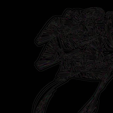 Fantezi kaotik renkli fraktal desen. Soyut Fraktal şekiller. 3D render resimde arka plan veya duvar kağıdı