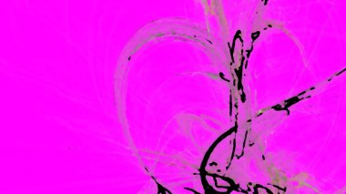 Fantezi kaotik renkli fraktal desen. Soyut Fraktal şekiller. 3D render resimde arka plan veya duvar kağıdı