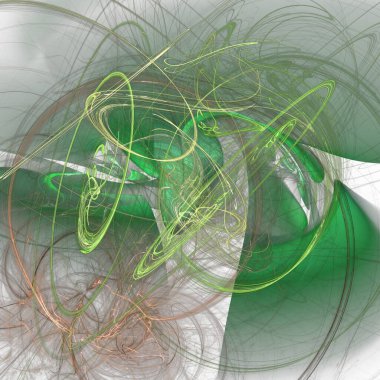 Fantezi kaotik renkli fraktal desen. Soyut Fraktal şekiller. 3D render resimde arka plan veya duvar kağıdı