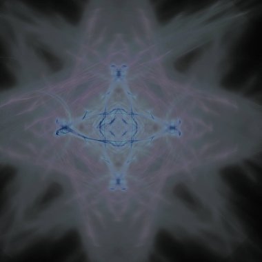 Fantezi kaotik renkli fraktal desen. Soyut Fraktal şekiller. 3D render resimde arka plan veya duvar kağıdı