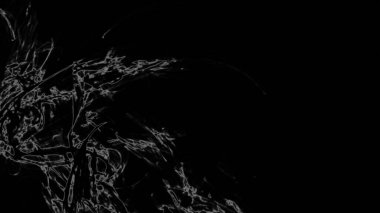 Fantezi kaotik renkli fraktal desen. Soyut Fraktal şekiller. 3D render resimde arka plan veya duvar kağıdı