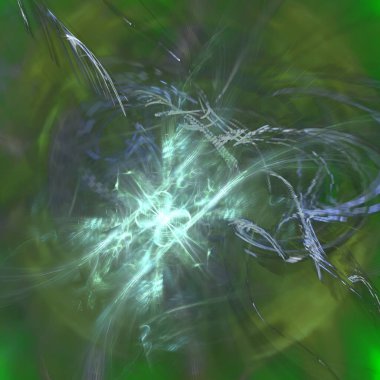 Fantezi kaotik renkli fraktal desen. Soyut Fraktal şekiller. 3D render resimde arka plan veya duvar kağıdı