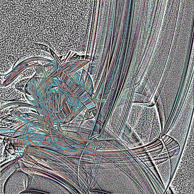 Fantezi kaotik renkli fraktal desen. Soyut Fraktal şekiller. 3D render resimde arka plan veya duvar kağıdı