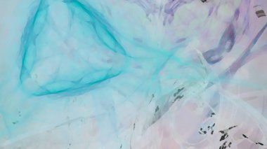 Fantezi kaotik renkli fraktal desen. Soyut Fraktal şekiller. 3D render resimde arka plan veya duvar kağıdı