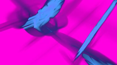 Fantezi kaotik renkli fraktal desen. Soyut Fraktal şekiller. 3D render resimde arka plan veya duvar kağıdı