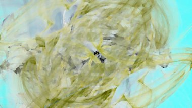 Fantezi kaotik renkli fraktal desen. Soyut Fraktal şekiller. 3D render resimde arka plan veya duvar kağıdı