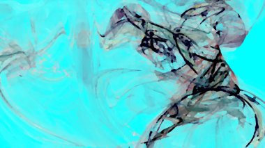 Fantezi kaotik renkli fraktal desen. Soyut Fraktal şekiller. 3D render resimde arka plan veya duvar kağıdı