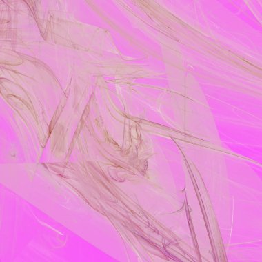 Fantezi kaotik renkli fraktal desen. Soyut Fraktal şekiller. 3D render resimde arka plan veya duvar kağıdı