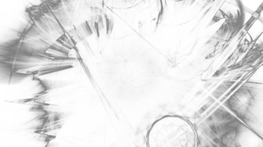 Fantezi kaotik renkli fraktal desen. Soyut Fraktal şekiller. 3D render resimde arka plan veya duvar kağıdı