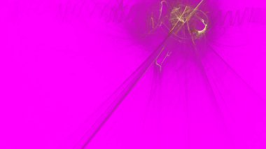 Fantezi kaotik renkli fraktal desen. Soyut Fraktal şekiller. 3D render resimde arka plan veya duvar kağıdı