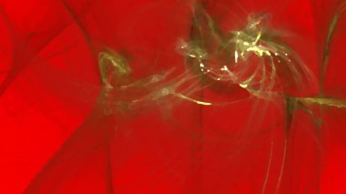 Fantezi kaotik renkli fraktal desen. Soyut Fraktal şekiller. 3D render resimde arka plan veya duvar kağıdı