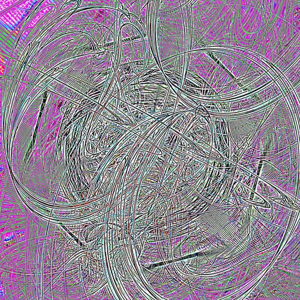 Fantasie chaotische kleurrijke fractale patroon. Abstracte fractale vormen. 3D rendering afbeelding achtergrond of behang — Stockfoto