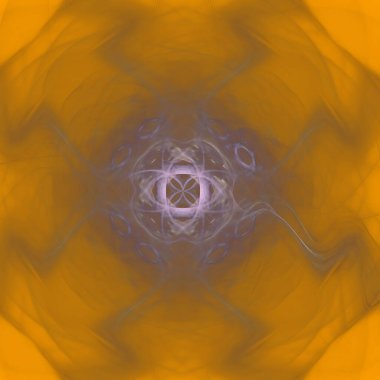 Fantezi kaotik renkli fraktal desen. Soyut Fraktal şekiller. 3D render resimde arka plan veya duvar kağıdı