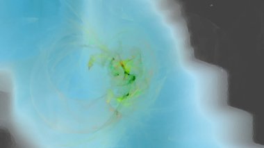 Fantezi kaotik renkli fraktal desen. Soyut Fraktal şekiller. 3D render resimde arka plan veya duvar kağıdı