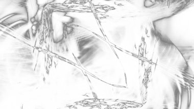 Fantezi kaotik renkli fraktal desen. Soyut Fraktal şekiller. 3D render resimde arka plan veya duvar kağıdı