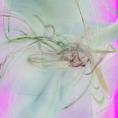 Fantezi kaotik renkli fraktal desen. Soyut Fraktal şekiller. 3D render resimde arka plan veya duvar kağıdı