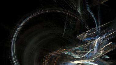 Fantezi kaotik renkli fraktal desen. Soyut Fraktal şekiller. 3D render resimde arka plan veya duvar kağıdı