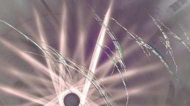 Fantezi kaotik renkli fraktal desen. Soyut Fraktal şekiller. 3D render resimde arka plan veya duvar kağıdı