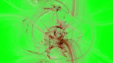 Fantezi kaotik renkli fraktal desen. Soyut Fraktal şekiller. 3D render resimde arka plan veya duvar kağıdı