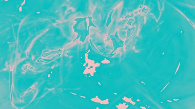 Fantezi kaotik renkli fraktal desen. Soyut Fraktal şekiller. 3D render resimde arka plan veya duvar kağıdı