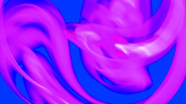 Fantezi kaotik renkli fraktal desen. Soyut Fraktal şekiller. 3D render resimde arka plan veya duvar kağıdı