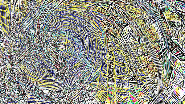 Fantasie chaotische kleurrijke fractale patroon. Abstracte fractale vormen. 3D rendering afbeelding achtergrond of behang — Stockfoto