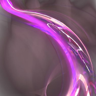 Fantezi kaotik renkli fraktal desen. Soyut Fraktal şekiller. 3D render resimde arka plan veya duvar kağıdı