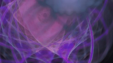 Fantezi kaotik renkli fraktal desen. Soyut Fraktal şekiller. 3D render resimde arka plan veya duvar kağıdı