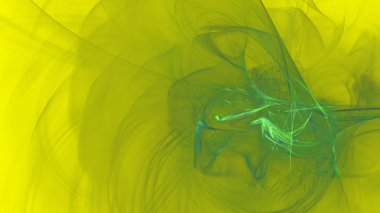 Fantezi kaotik renkli fraktal desen. Soyut Fraktal şekiller. 3D render resimde arka plan veya duvar kağıdı