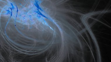 Fantezi kaotik renkli fraktal desen. Soyut Fraktal şekiller. 3D render resimde arka plan veya duvar kağıdı