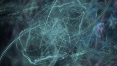 Fantezi kaotik renkli fraktal desen. Soyut Fraktal şekiller. 3D render resimde arka plan veya duvar kağıdı