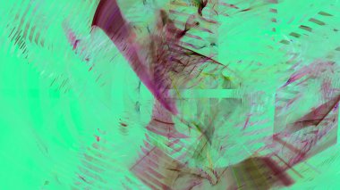 Fantezi kaotik renkli fraktal desen. Soyut Fraktal şekiller. 3D render resimde arka plan veya duvar kağıdı