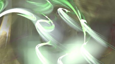 Fantezi kaotik renkli fraktal desen. Soyut Fraktal şekiller. 3D render resimde arka plan veya duvar kağıdı