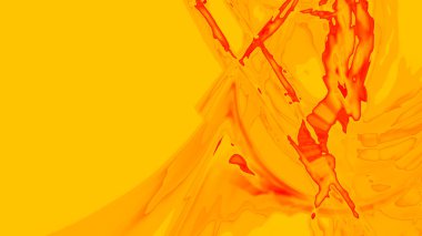 Fantezi kaotik renkli fraktal desen. Soyut Fraktal şekiller. 3D render resimde arka plan veya duvar kağıdı