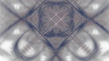 Fantezi kaotik renkli fraktal desen. Soyut Fraktal şekiller. 3D render resimde arka plan veya duvar kağıdı