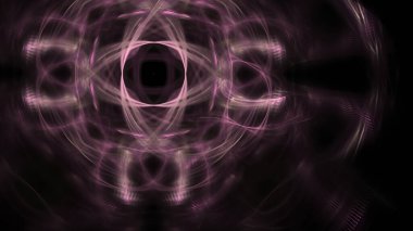 Fantezi kaotik renkli fraktal desen. Soyut Fraktal şekiller. 3D render resimde arka plan veya duvar kağıdı