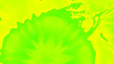 Fantezi kaotik renkli fraktal desen. Soyut Fraktal şekiller. 3D render resimde arka plan veya duvar kağıdı