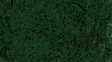 Fantezi kaotik renkli fraktal desen. Soyut Fraktal şekiller. 3D render resimde arka plan veya duvar kağıdı