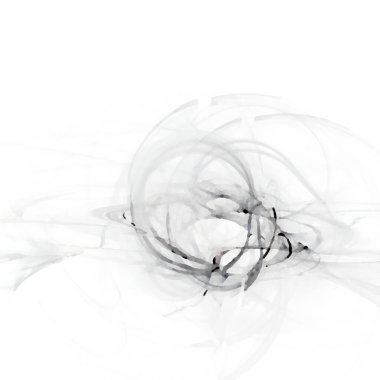 Fantezi kaotik renkli fraktal desen. Soyut Fraktal şekiller. 3D render resimde arka plan veya duvar kağıdı