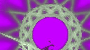 Fantezi kaotik renkli fraktal desen. Soyut Fraktal şekiller. 3D render resimde arka plan veya duvar kağıdı