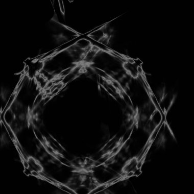 Fantezi kaotik renkli fraktal desen. Soyut Fraktal şekiller. 3D render resimde arka plan veya duvar kağıdı