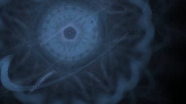 Fantezi kaotik renkli fraktal desen. Soyut Fraktal şekiller. 3D render resimde arka plan veya duvar kağıdı