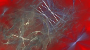 Fantezi kaotik renkli fraktal desen. Soyut Fraktal şekiller. 3D render resimde arka plan veya duvar kağıdı